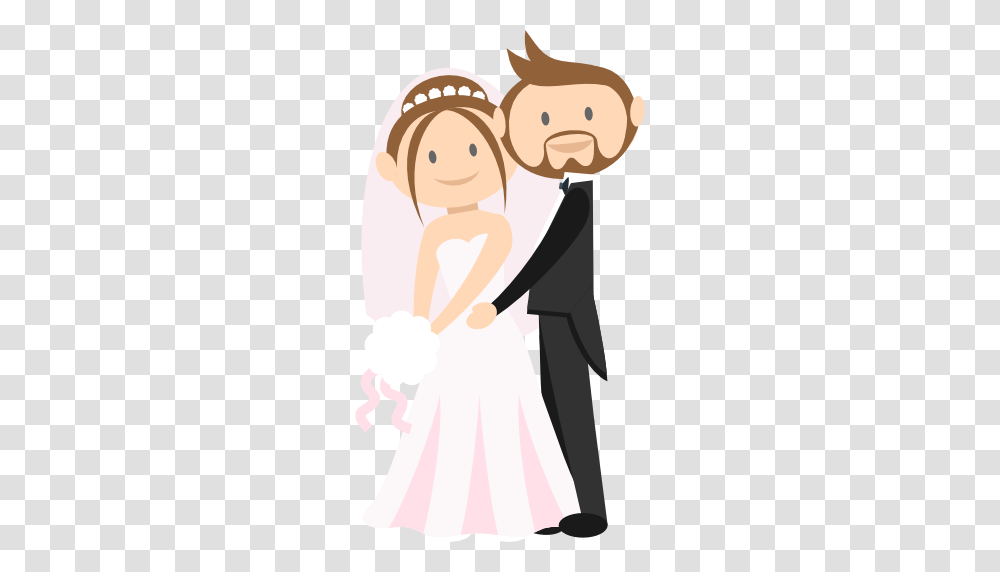 Wedding Couple, Female, Girl, Doodle Transparent Png