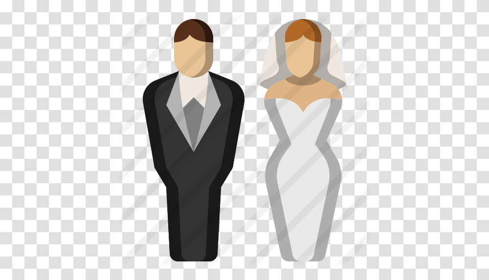 Wedding Couple Free People Icons Worker, Clothing, Dress, Person, Female Transparent Png