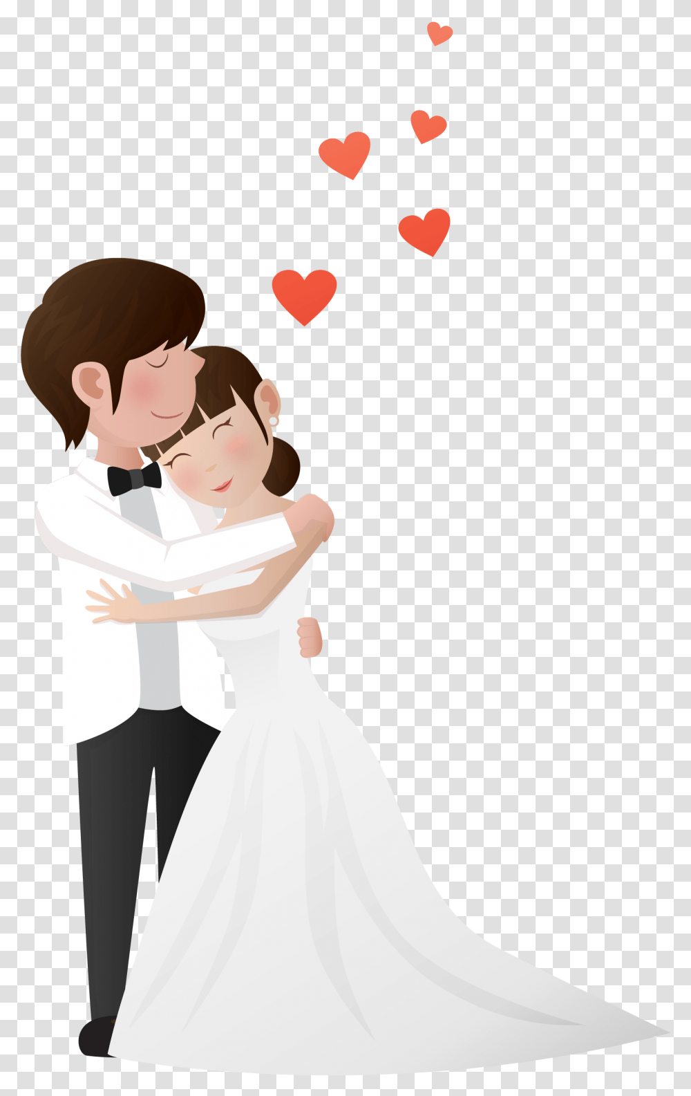 Wedding Couple Romance Wedding Couple Vector, Person, Wedding Gown, Robe Transparent Png