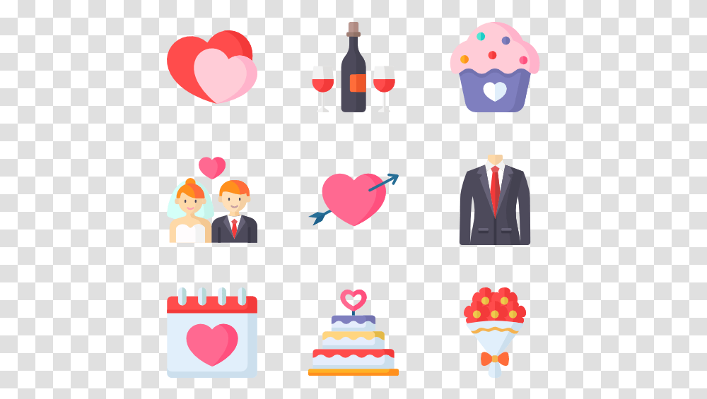 Wedding Cute Wedding Icons, Person, Human, People, Food Transparent Png