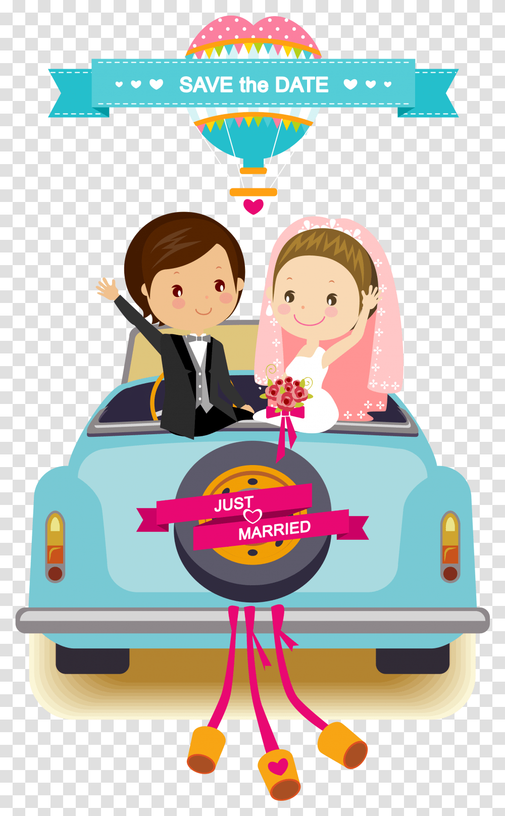 Wedding Day Save The Date Cartoon Muslim, Advertisement, Dating, Girl, Female Transparent Png