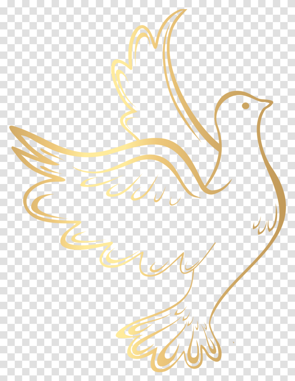 Wedding Dove Gold, Animal, Bird, Eagle Transparent Png