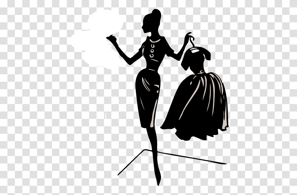 Wedding Dress Clipart Fashion Lady, Silhouette, Person, Stencil, Dance Pose Transparent Png