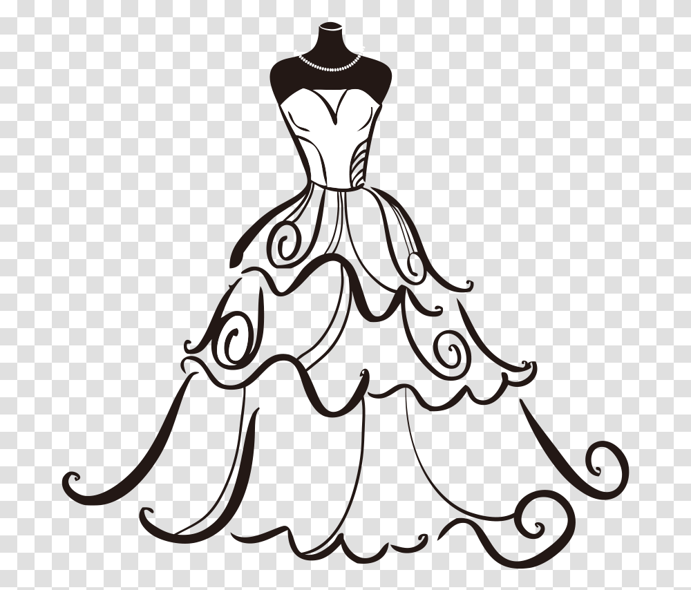 Wedding Dress Clipart, Performer, Leisure Activities, Dance Pose Transparent Png