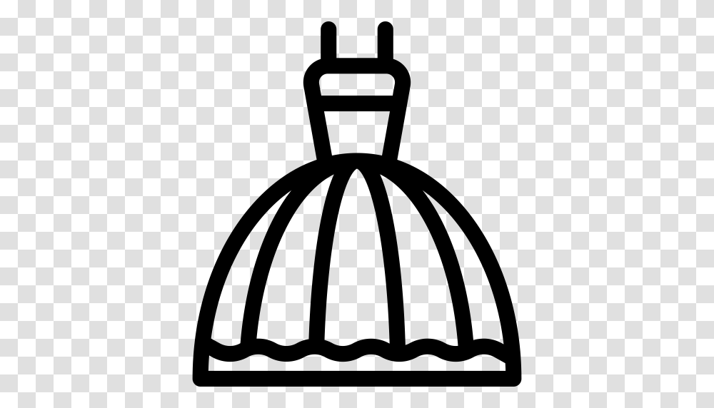 Wedding Dress Fashion Elegant Icon With And Vector Format, Gray, World Of Warcraft Transparent Png
