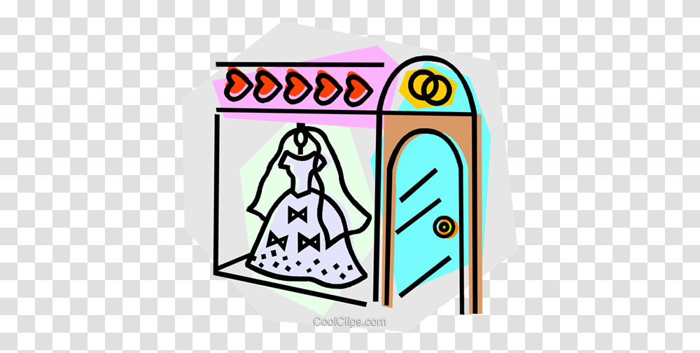 Wedding Dress Hanging In A Store Royalty Free Vector Clip Art, Gambling, Game, Alphabet Transparent Png