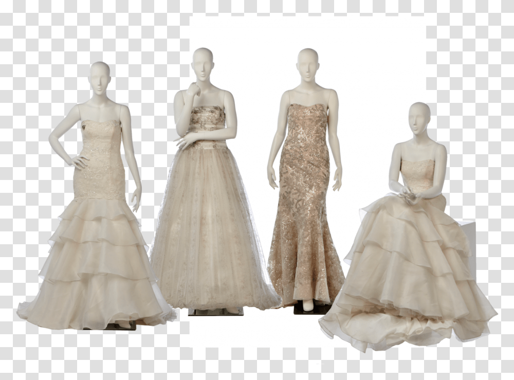 Wedding Dress Mannequin, Apparel, Evening Dress, Robe Transparent Png