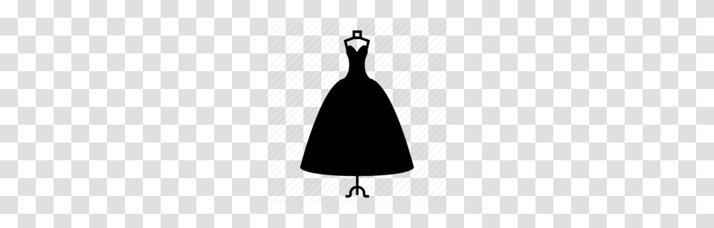 Wedding Dress On Hanger With No Background Clipart, Lamp, Tree, Plant, Silhouette Transparent Png