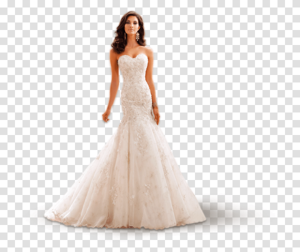 Wedding Dress White Background, Apparel, Wedding Gown, Robe Transparent Png