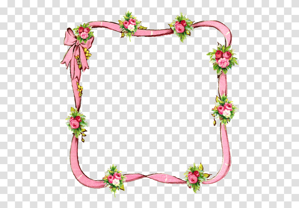 Wedding Flower Border Free Images - Flower Project Border Design, Plant, Blossom, Wreath, Floral Design Transparent Png