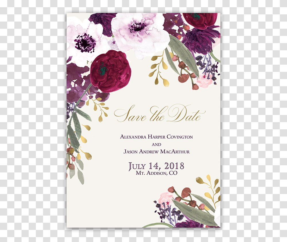 Wedding Flowers Invitation, Envelope, Mail, Greeting Card, Rose Transparent Png