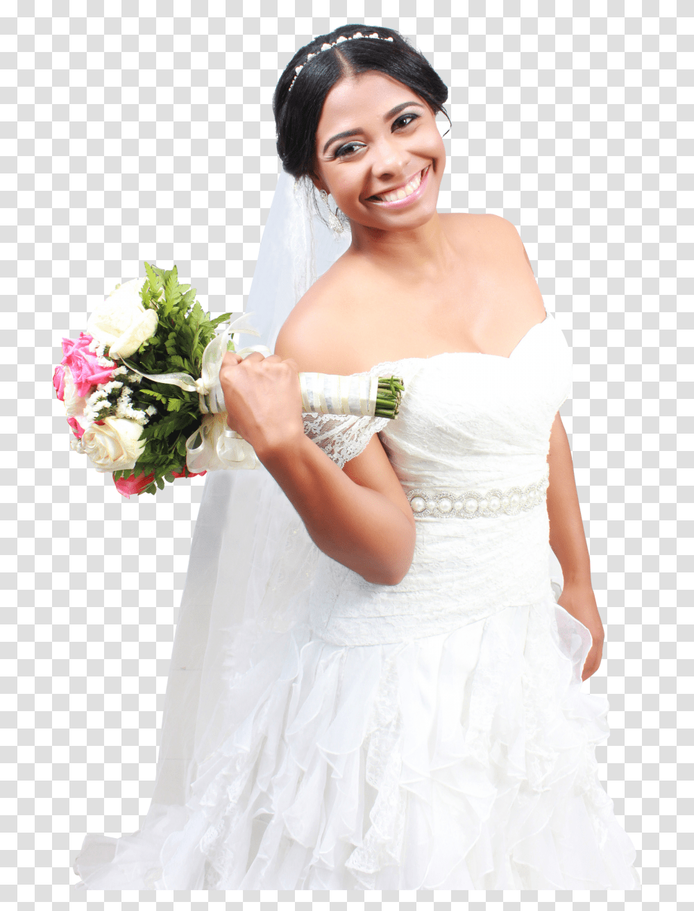 Wedding Girl Image Wedding Dress, Apparel, Plant, Person Transparent Png