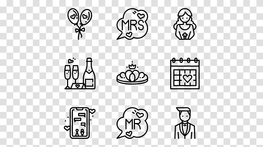 Wedding Hand Drawn Icon, Gray, World Of Warcraft Transparent Png