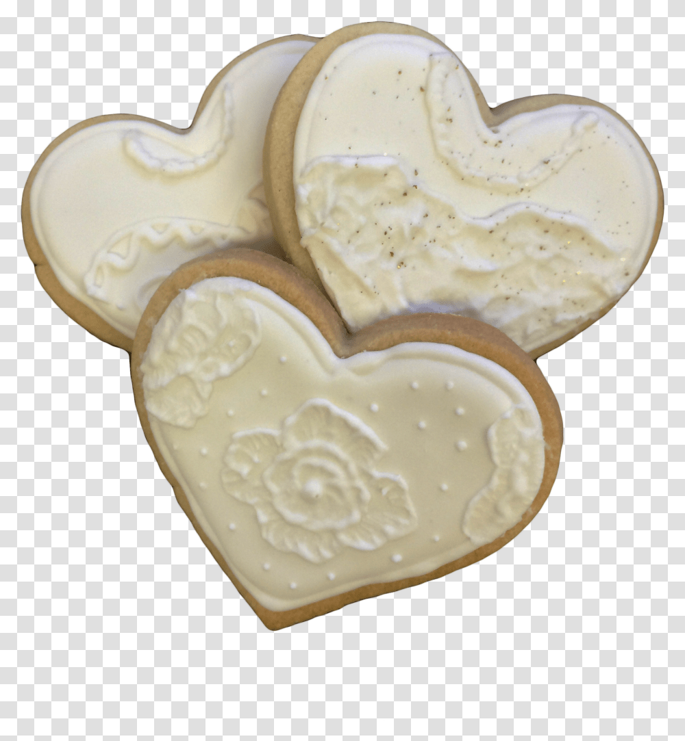 Wedding Heart Cookies Iced Sugar Cookies Clip Art Transparent Png