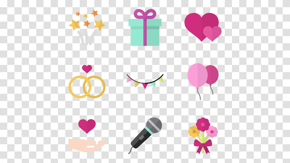 Wedding Heart Icons Vector Icons Cute Icon Free, Performer, Poster Transparent Png