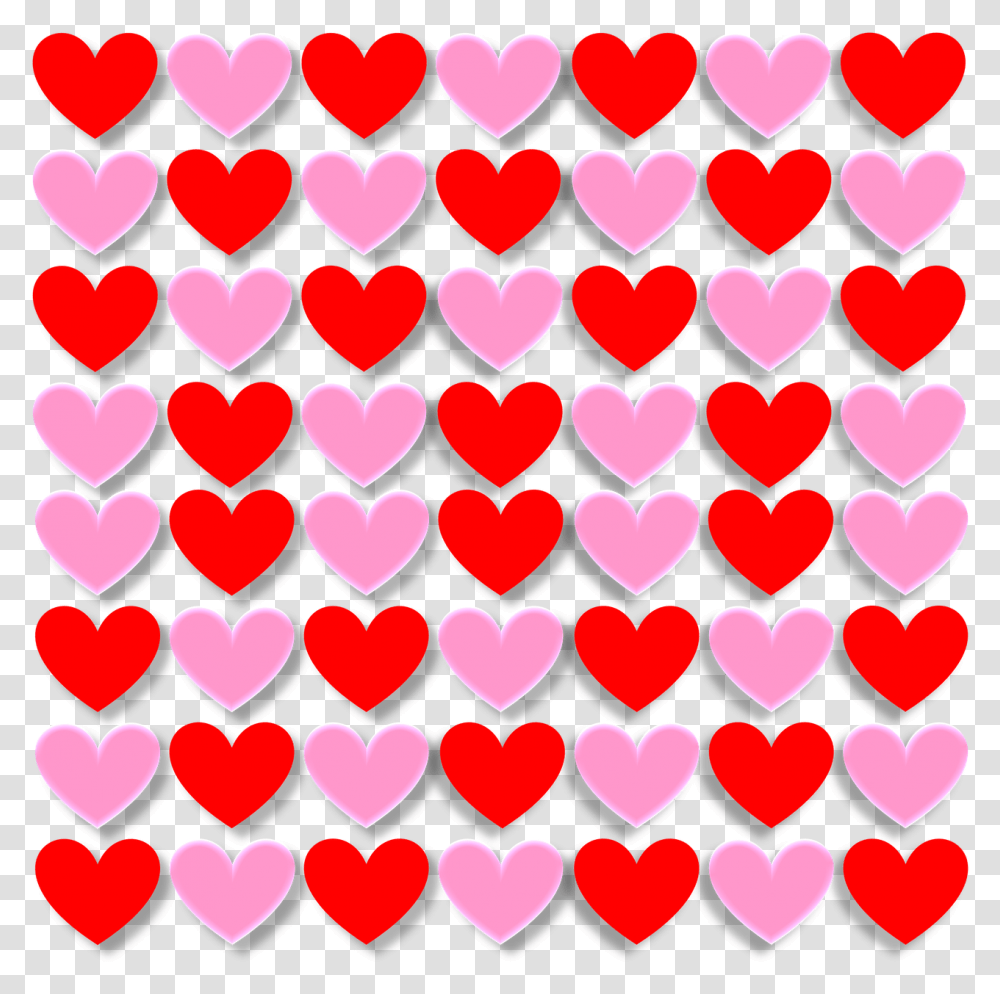 Wedding Hearts Love Valentine Red Pink 3d 3d Hearts, Rug, Purple Transparent Png