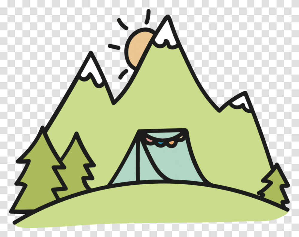 Wedding Invitation Camping Tent Campsite Campervans Free, Apparel, Hat, Accessories Transparent Png