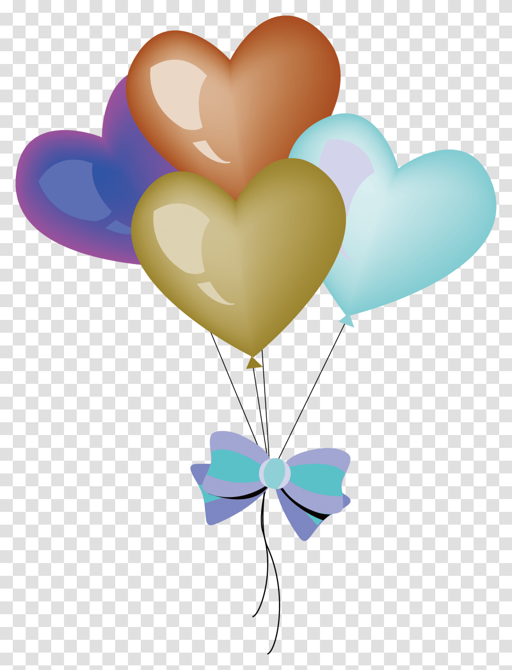 Wedding Invitation Clipart Party Hats And Balloons, Heart Transparent Png