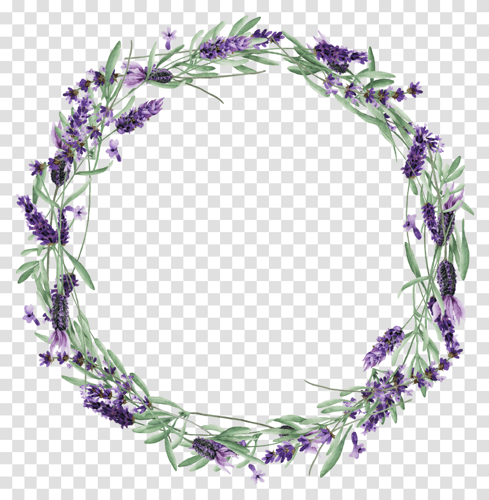 Wedding Lavender Flower Watercolor, Plant, Blossom, Wreath, Vase Transparent Png