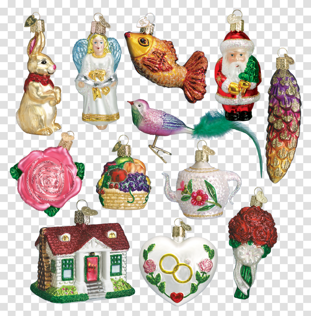 Wedding Ornaments Bird Ornaments And Decorations Bride's Tree Ornament Set, Porcelain, Pottery, Figurine Transparent Png