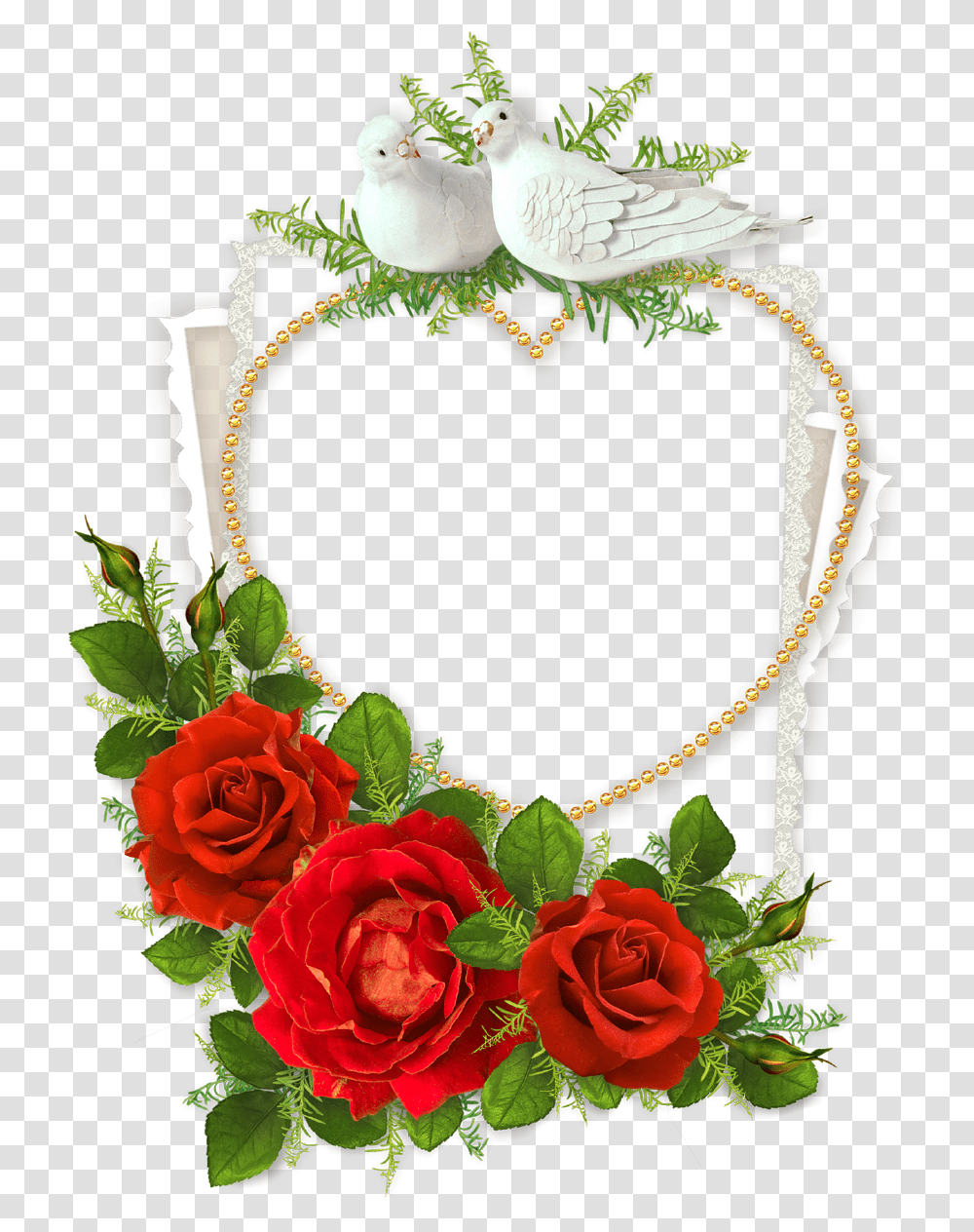 Wedding Photo Frame, Plant, Bird, Animal, Rose Transparent Png