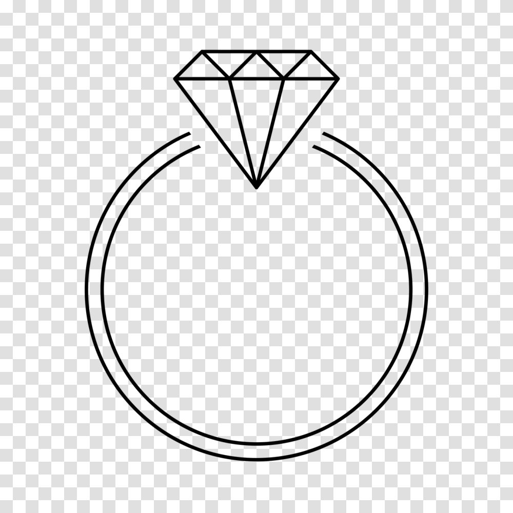 Wedding Ring Diamond Black Background, Gray, World Of Warcraft Transparent Png