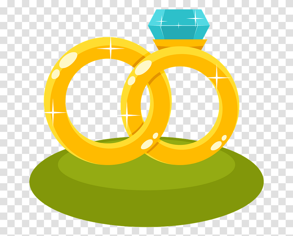 Wedding Rings Clipart Free Download Circle, Number, Symbol, Text, Tape Transparent Png