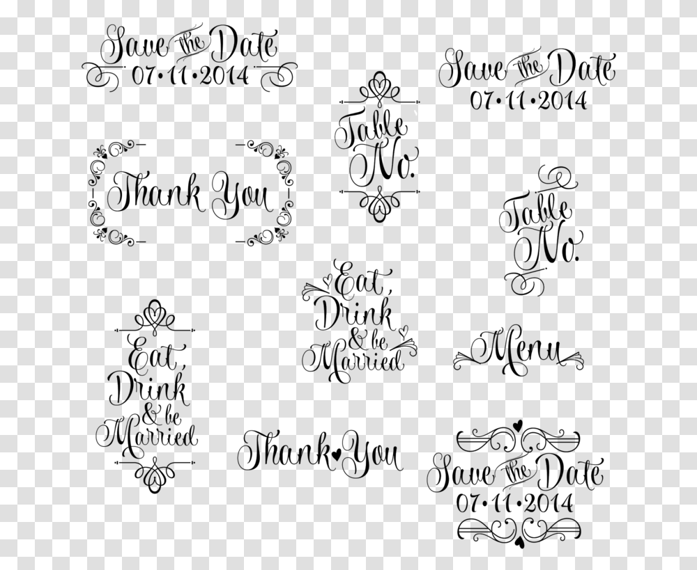 Wedding Save The Date Clipart Calligraphy, Outdoors, Nature, Astronomy, Outer Space Transparent Png