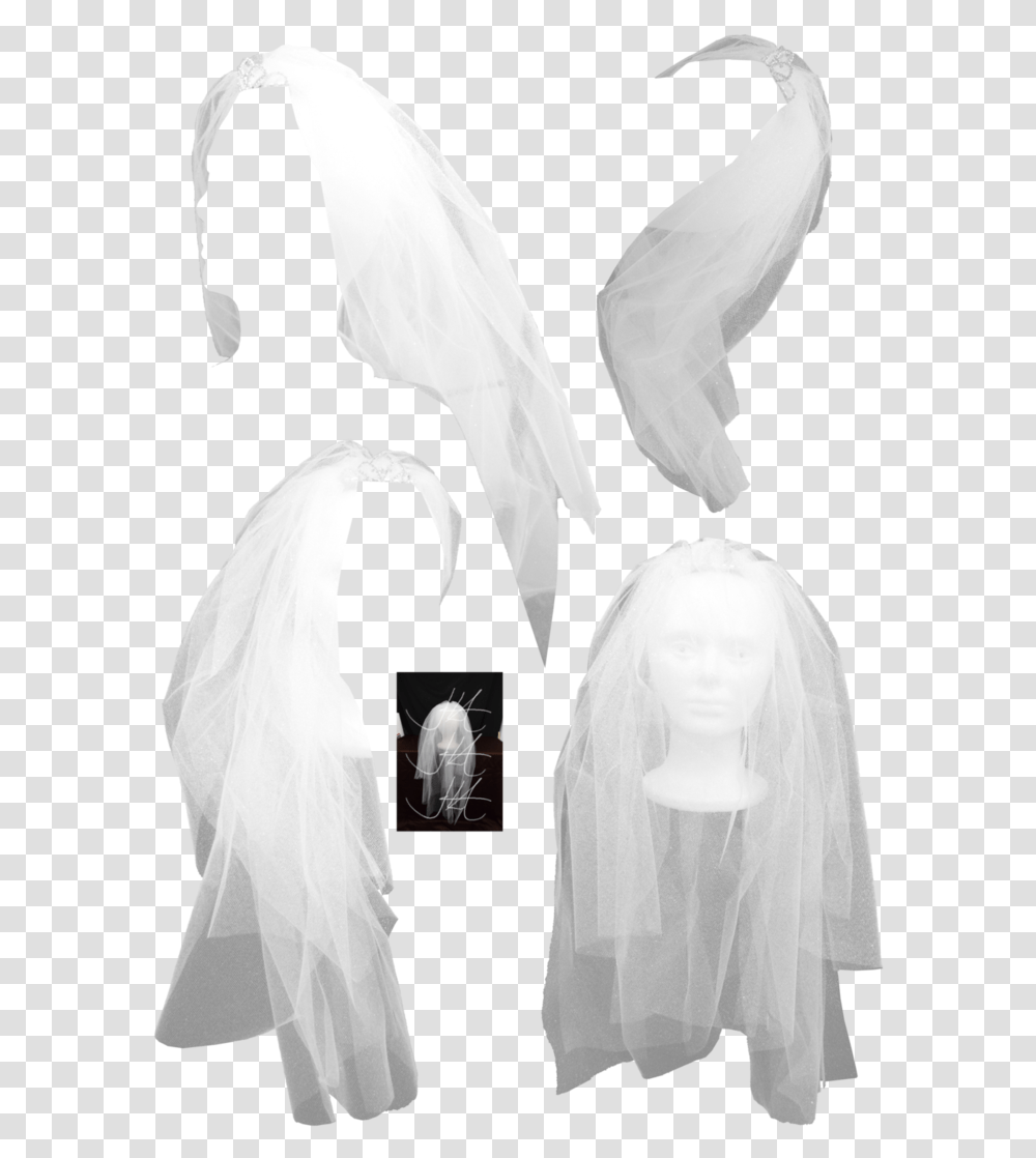 Wedding Veil Halloween Costume, Apparel, Person, Human Transparent Png