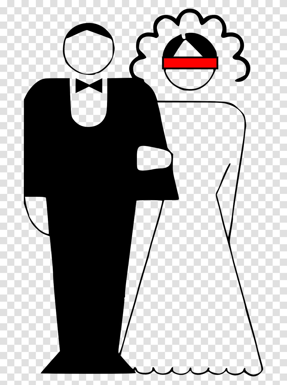 Wedding Wedding Couple Bride Groom Marriage Marriage Black And White, Gray, World Of Warcraft Transparent Png