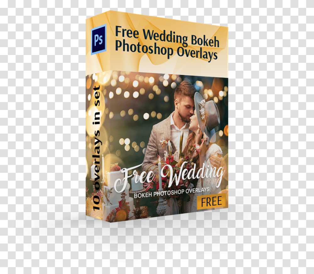 Wedding White Bokeh Overlays Flyer, Person, Advertisement, Poster, Paper Transparent Png