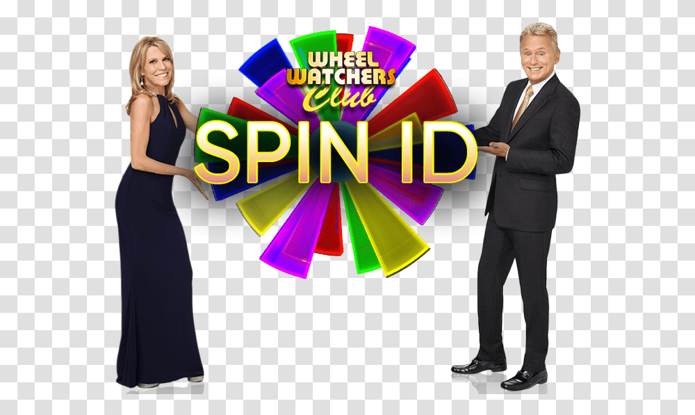 Wedge Giveaway Wheel Of Fortunespin Id, Person, Clothing, Crowd, Suit Transparent Png