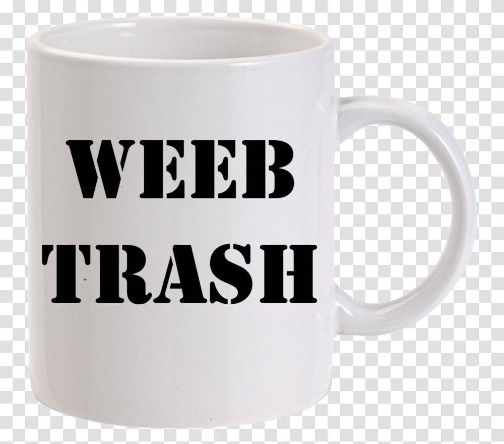 Weeb Trash Mug Funny Brother Mugs, Coffee Cup Transparent Png