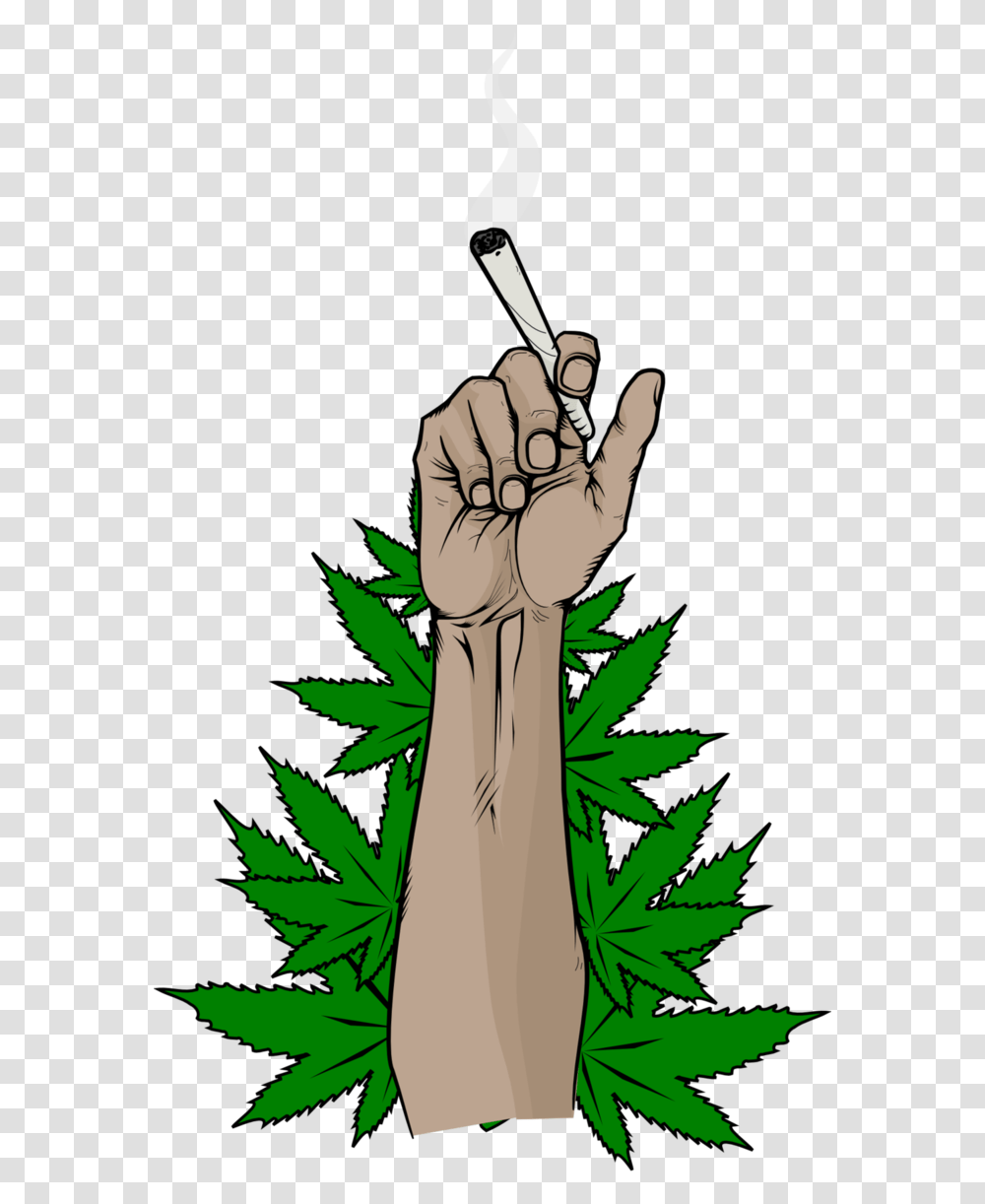 Weed Bob Marley Aur Hum Na Marey, Plant, Hand, Hemp Transparent Png