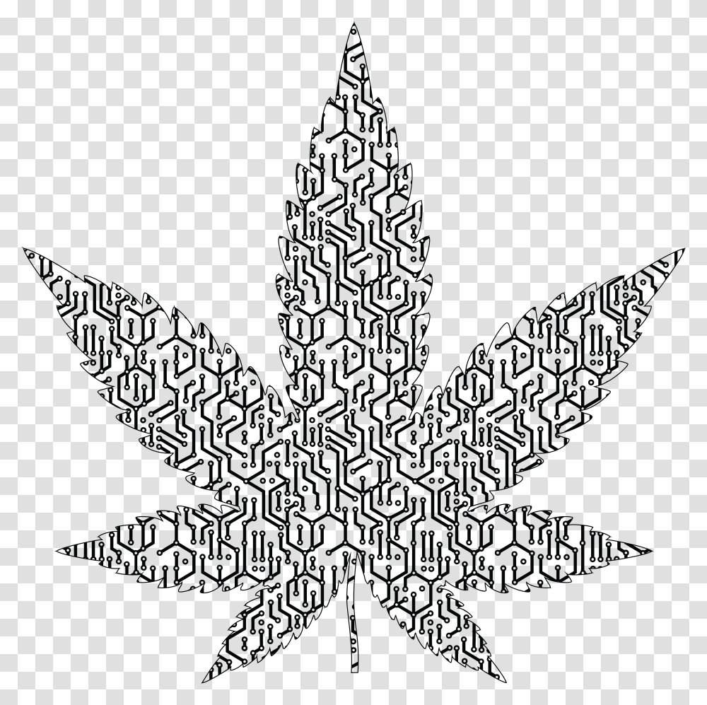 Weed Clipart Folha Da Maconha, Leaf, Plant, Star Symbol Transparent Png