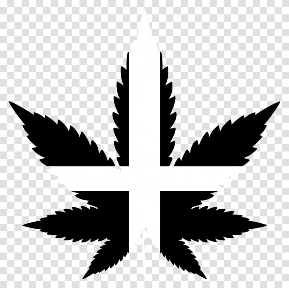 Weed, Cross, Emblem Transparent Png