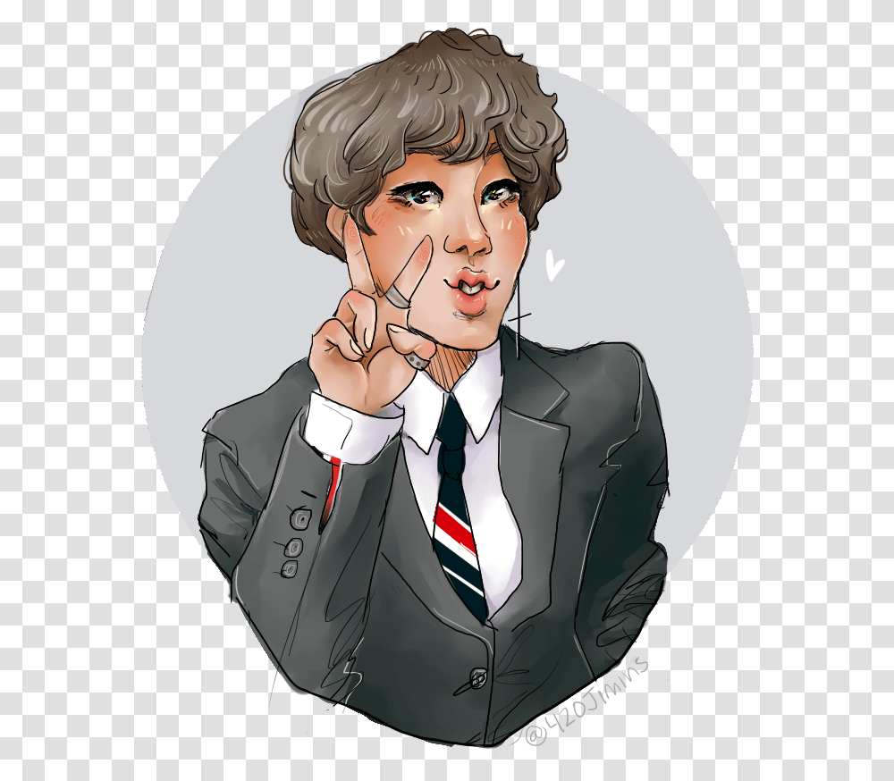 Weed Dealer 420jimins Cartoon, Person, Attorney, Tie, Accessories Transparent Png