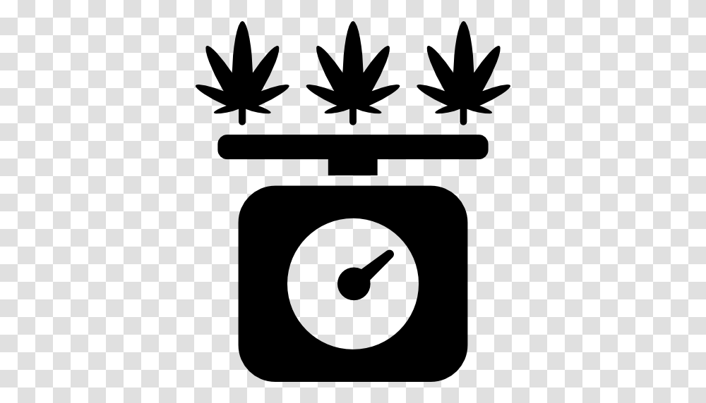 Weed Icon, Stencil, Sign, Light Transparent Png