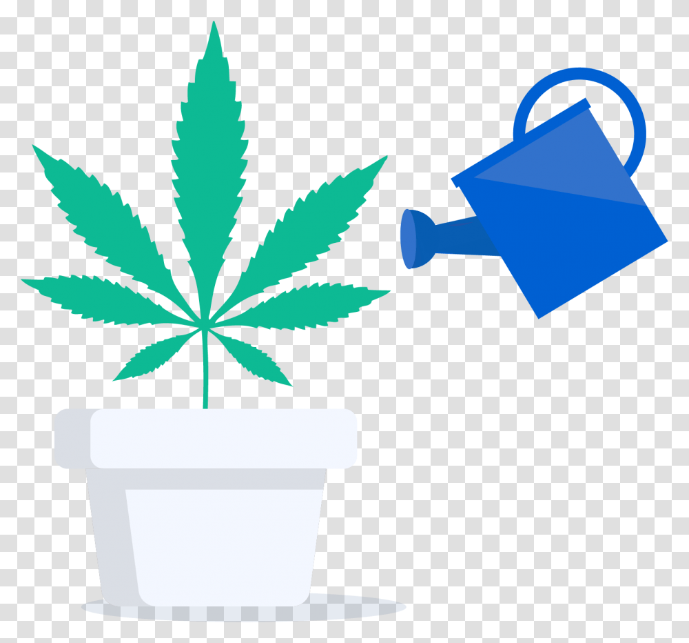 Weed Symbol Marijuana Leaf, Watering Can, Tin Transparent Png