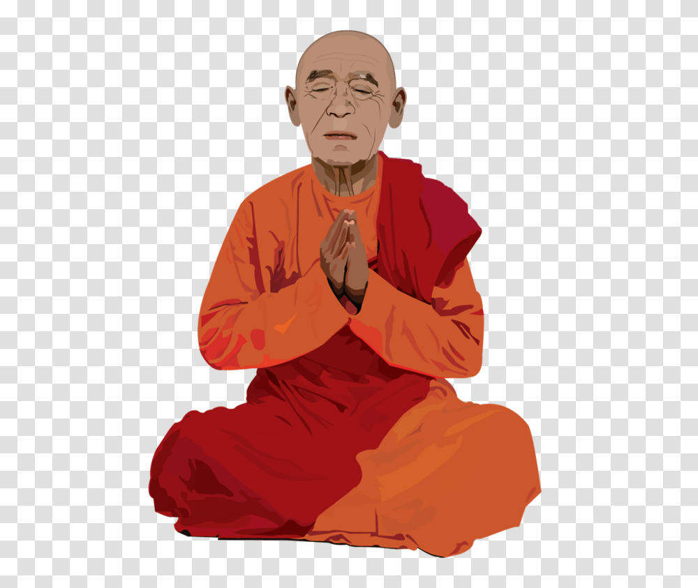 Week Character Elderly Monk Shades Of Zj, Person, Human, Worship, Buddha Transparent Png