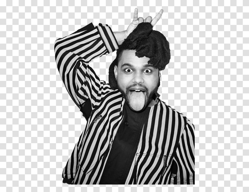 Weeknd, Face, Person, Mouth Transparent Png