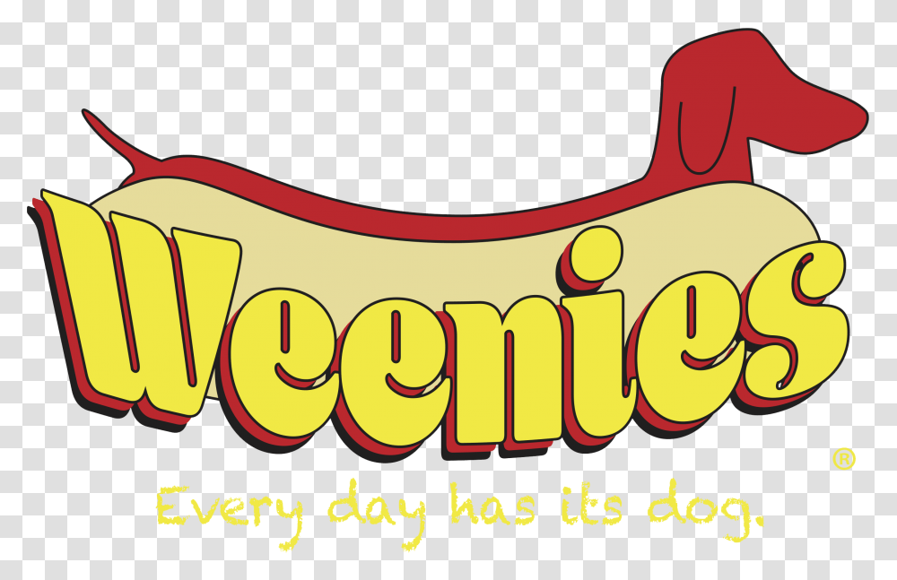 Weenies Is A Registered Trademark Of Hans Gruber Llc, Label, Sticker, Word Transparent Png