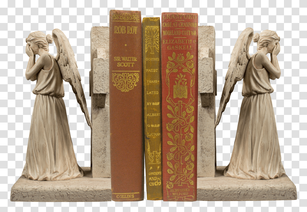 Weeping Angel Bookends By Ikon Collectables Doctor Who Weeping Angels Bookends, Apparel, Person, Human Transparent Png
