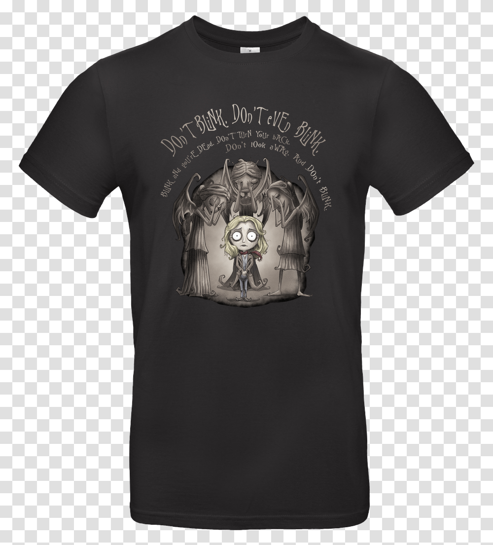 Weeping Angel, Apparel, T-Shirt, Sleeve Transparent Png