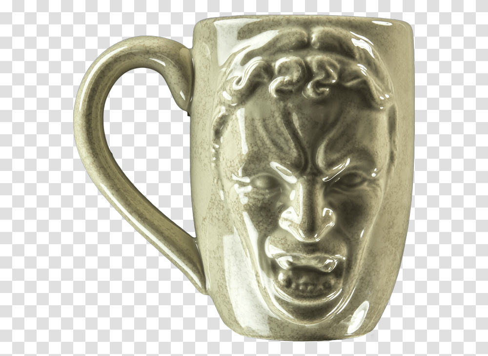 Weeping Angel Moulded Mug Mug, Jug, Stein, Figurine, Pottery Transparent Png