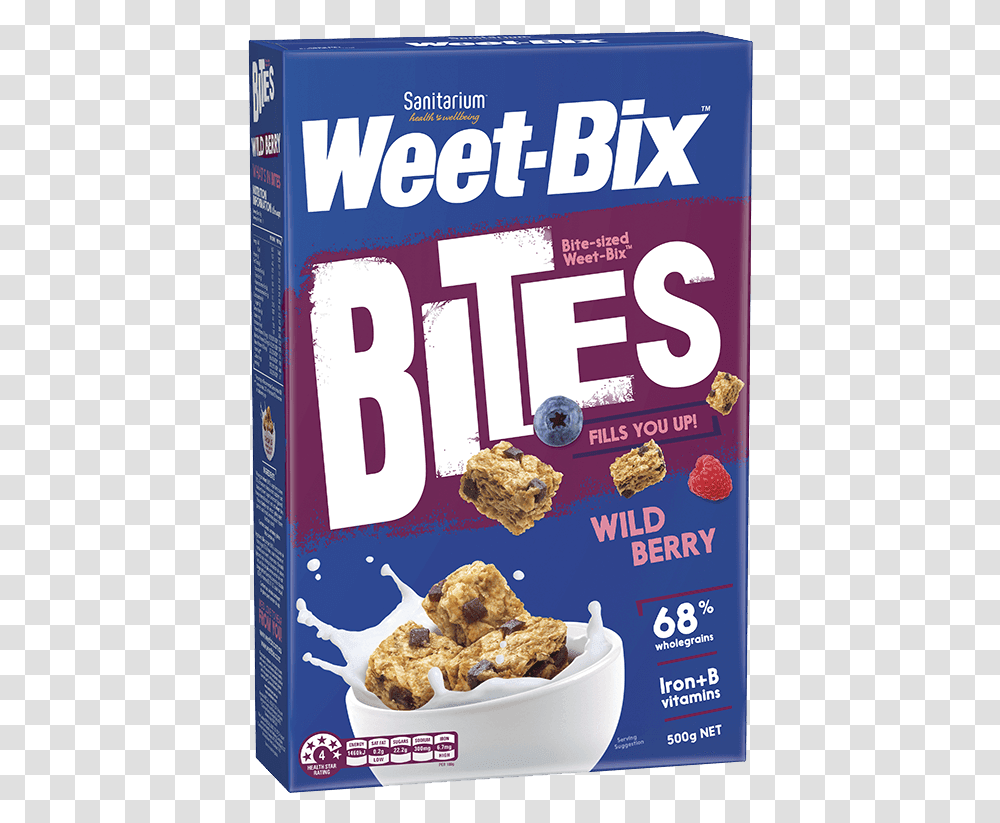 Weet Bix Bites Wild Berry, Food, Breakfast, Oatmeal, Flyer Transparent Png