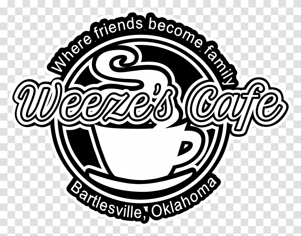 Weeze S Cafe Illustration, Logo, Label Transparent Png
