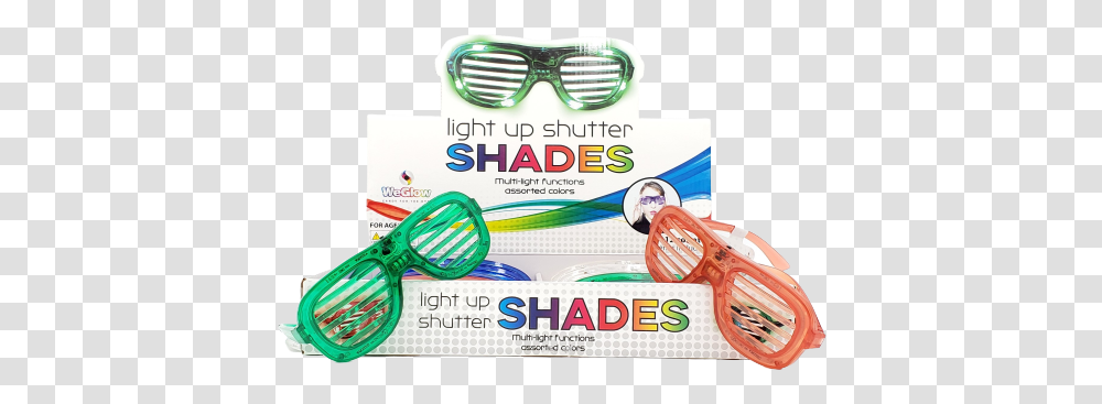 Weglow Light Up Shutter Shades For Swimming, Scissors, Weapon, Sunglasses, Text Transparent Png