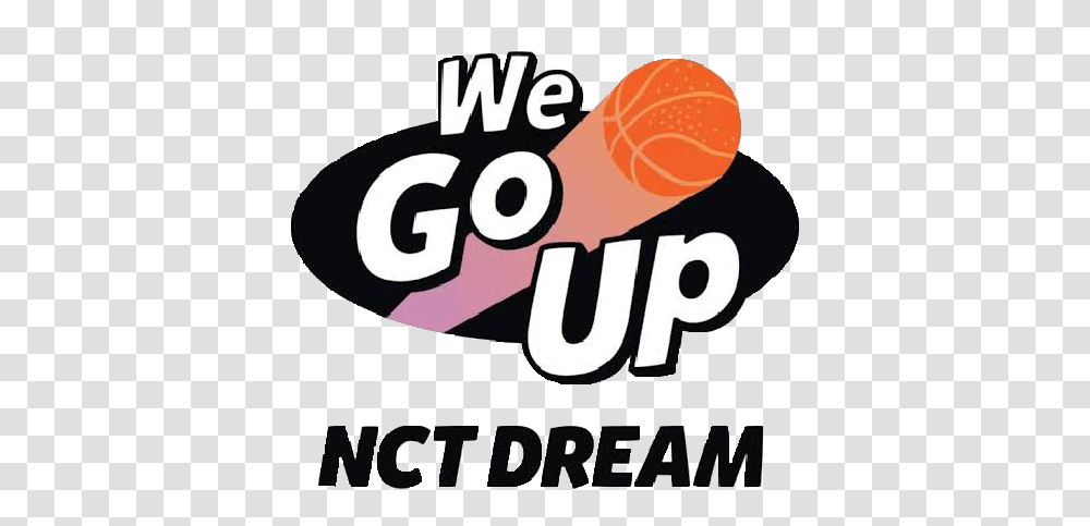Wegoup Nctdream Nct Sticker Nct Dream We Go Up Logo, Text, Poster, Advertisement, Symbol Transparent Png