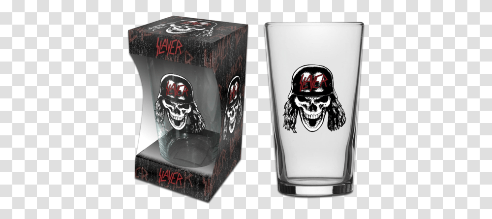 Wehrmacht Beer Glass Iron Maiden Pint Glass, Helmet, Apparel, Coffee Cup Transparent Png